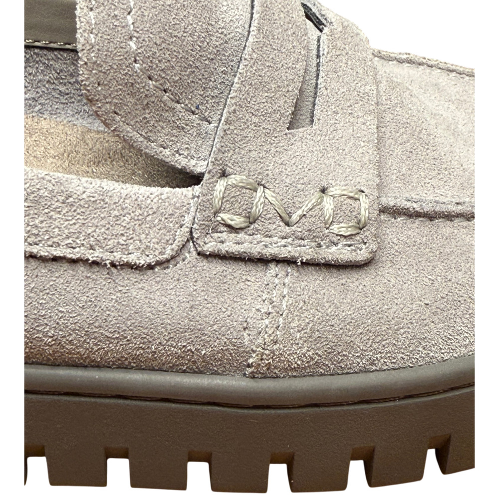 VIONIC Uptown Loafers Size 7.5 Grey Suede Lug Sole Slip On Orthotic Arch Support - Picture 14 of 14